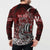 Blood Flows to Valhalla Button Sweatshirt Viking Longship Nordic Knotwork - Dark Mythology