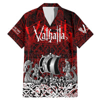 Blood Flows to Valhalla Family Matching Mermaid Dress and Hawaiian Shirt Viking Longship Nordic Knotwork - Dark Mythology