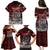 Blood Flows to Valhalla Family Matching Puletasi and Hawaiian Shirt Viking Longship Nordic Knotwork - Dark Mythology