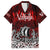Blood Flows to Valhalla Family Matching Summer Maxi Dress and Hawaiian Shirt Viking Longship Nordic Knotwork - Dark Mythology