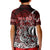 Blood Flows to Valhalla Kid Polo Shirt Viking Longship Nordic Knotwork - Dark Mythology