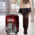 Blood Flows to Valhalla Luggage Cover Viking Longship Nordic Knotwork - Dark Mythology