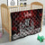 Blood Flows to Valhalla Quilt Viking Longship Nordic Knotwork - Dark Mythology