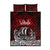 Blood Flows to Valhalla Quilt Bed Set Viking Longship Nordic Knotwork - Dark Mythology