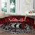 Blood Flows to Valhalla Round Carpet Viking Longship Nordic Knotwork - Dark Mythology