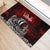 Blood Flows to Valhalla Rubber Doormat Viking Longship Nordic Knotwork - Dark Mythology