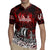Blood Flows to Valhalla Rugby Jersey Viking Longship Nordic Knotwork - Dark Mythology