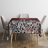 Blood Flows to Valhalla Tablecloth Viking Longship Nordic Knotwork - Dark Mythology