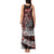 Blood Flows to Valhalla Tank Maxi Dress Viking Longship Nordic Knotwork - Dark Mythology