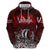 Blood Flows to Valhalla Zip Hoodie Viking Longship Nordic Knotwork - Dark Mythology