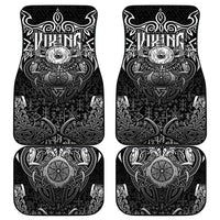Scandinavian Viking Car Mats Norse Warrior Sigil - Helmet and Battle Axes