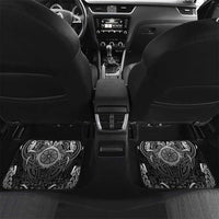 Scandinavian Viking Car Mats Norse Warrior Sigil - Helmet and Battle Axes