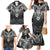 Scandinavian Viking Family Matching Mermaid Dress and Hawaiian Shirt Norse Warrior Sigil - Helmet and Battle Axes