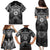 Scandinavian Viking Family Matching Puletasi and Hawaiian Shirt Norse Warrior Sigil - Helmet and Battle Axes