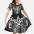 Scandinavian Viking Family Matching Short Sleeve Bodycon Dress and Hawaiian Shirt Norse Warrior Sigil - Helmet and Battle Axes