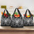 Scandinavian Viking Grocery Bag Norse Warrior Sigil - Helmet and Battle Axes
