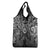 Scandinavian Viking Grocery Bag Norse Warrior Sigil - Helmet and Battle Axes
