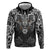 Scandinavian Viking Hoodie Norse Warrior Sigil - Helmet and Battle Axes