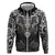 Scandinavian Viking Hoodie Norse Warrior Sigil - Helmet and Battle Axes