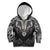 Scandinavian Viking Kid Hoodie Norse Warrior Sigil - Helmet and Battle Axes