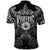 Scandinavian Viking Polo Shirt Norse Warrior Sigil - Helmet and Battle Axes