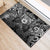 Scandinavian Viking Rubber Doormat Norse Warrior Sigil - Helmet and Battle Axes
