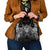 Scandinavian Viking Shoulder Handbag Norse Warrior Sigil - Helmet and Battle Axes