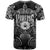 Scandinavian Viking T Shirt Norse Warrior Sigil - Helmet and Battle Axes