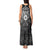 Scandinavian Viking Tank Maxi Dress Norse Warrior Sigil - Helmet and Battle Axes
