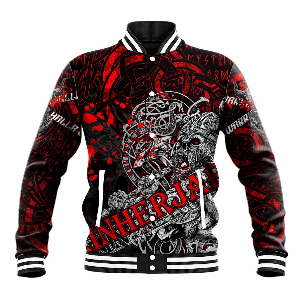 Einherjar Valhalla Baseball Jacket Viking Warrior Rage Style