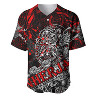 Einherjar Valhalla Baseball Jersey Viking Warrior Rage Style
