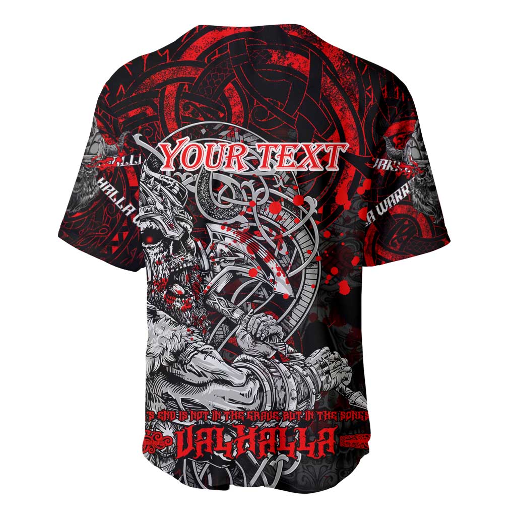 Einherjar Valhalla Baseball Jersey Viking Warrior Rage Style