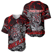 Einherjar Valhalla Baseball Jersey Viking Warrior Rage Style