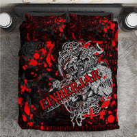 Einherjar Valhalla Bedding Set Viking Warrior Rage Style