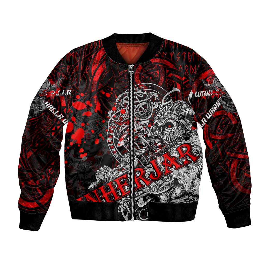 Einherjar Valhalla Bomber Jacket Viking Warrior Rage Style
