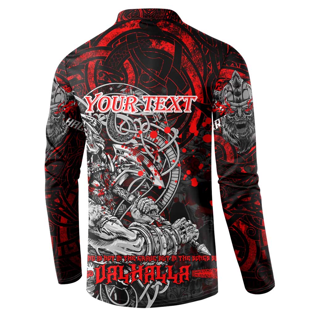 Einherjar Valhalla Button Sweatshirt Viking Warrior Rage Style