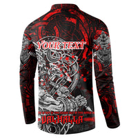 Einherjar Valhalla Button Sweatshirt Viking Warrior Rage Style