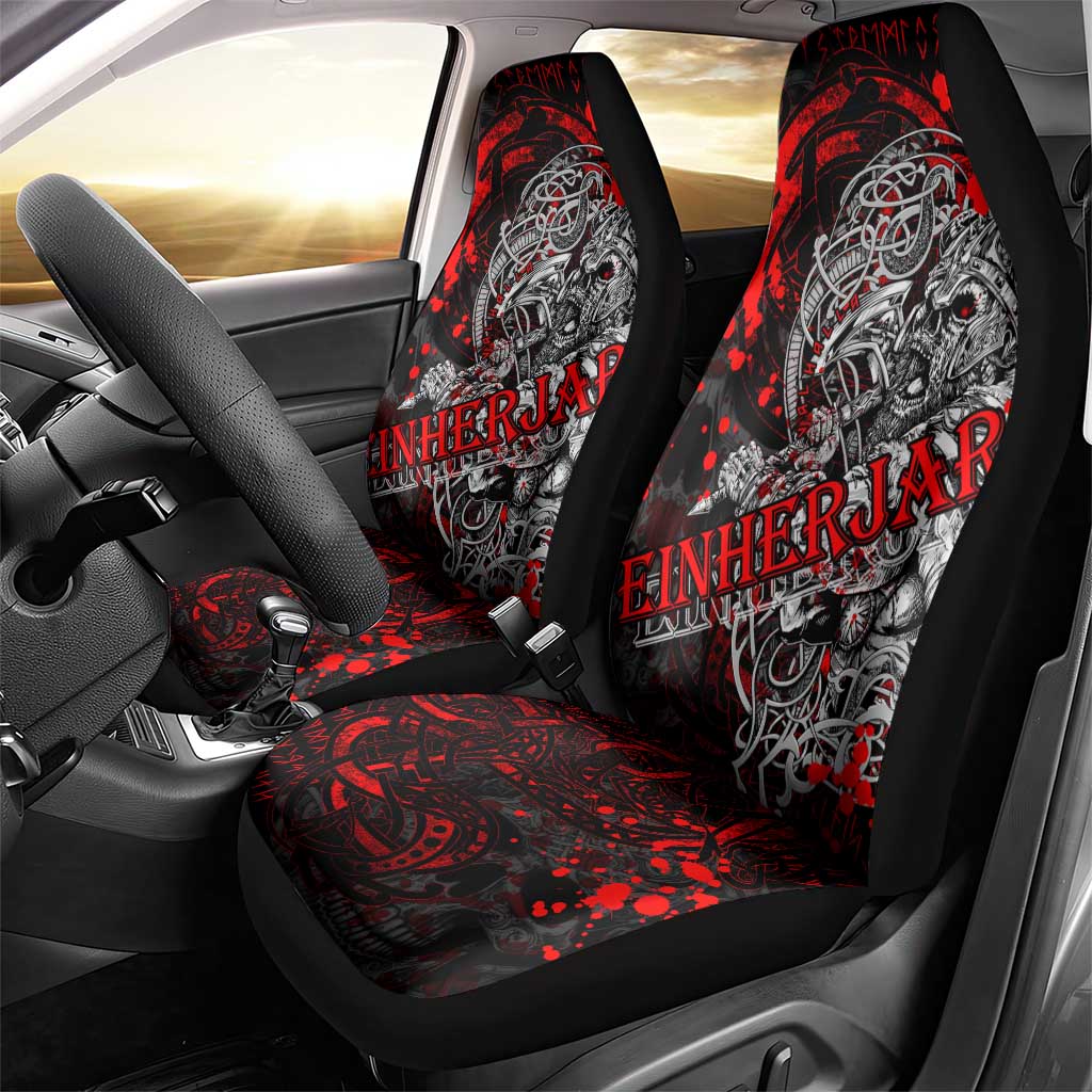 Einherjar Valhalla Car Seat Cover Viking Warrior Rage Style