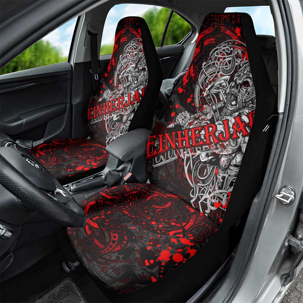Einherjar Valhalla Car Seat Cover Viking Warrior Rage Style