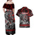 Einherjar Valhalla Couples Matching Off Shoulder Maxi Dress and Hawaiian Shirt Viking Warrior Rage Style