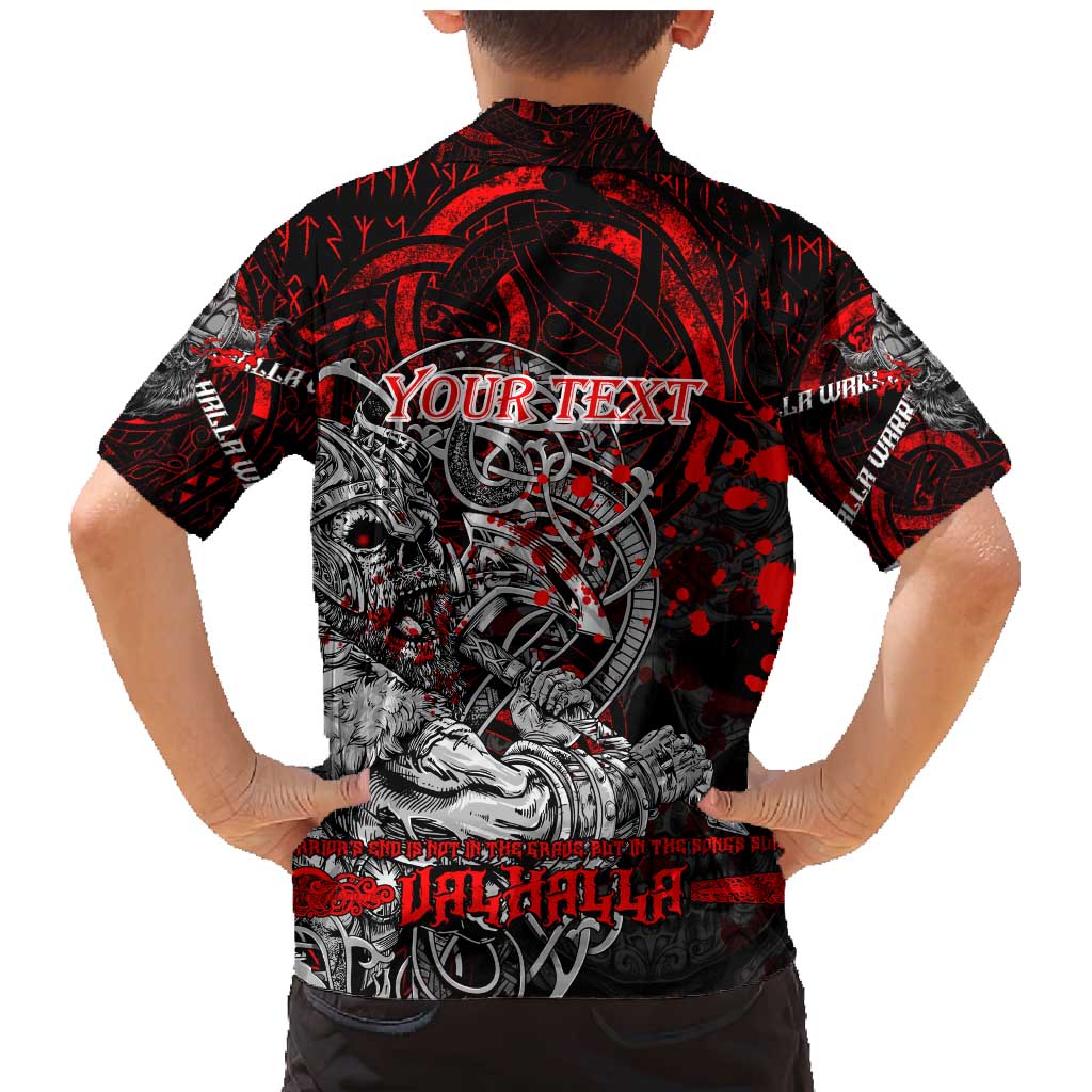 Einherjar Valhalla Family Matching Mermaid Dress and Hawaiian Shirt Viking Warrior Rage Style