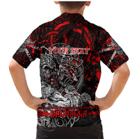 Einherjar Valhalla Family Matching Mermaid Dress and Hawaiian Shirt Viking Warrior Rage Style