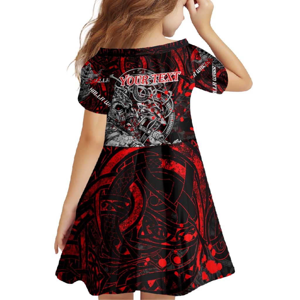 Einherjar Valhalla Family Matching Mermaid Dress and Hawaiian Shirt Viking Warrior Rage Style