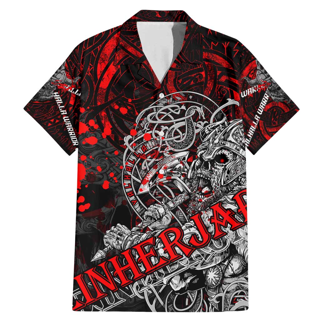 Einherjar Valhalla Family Matching Mermaid Dress and Hawaiian Shirt Viking Warrior Rage Style