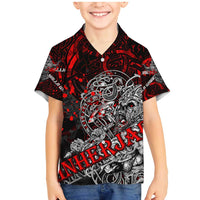 Einherjar Valhalla Family Matching Mermaid Dress and Hawaiian Shirt Viking Warrior Rage Style