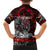 Einherjar Valhalla Family Matching Off The Shoulder Long Sleeve Dress and Hawaiian Shirt Viking Warrior Rage Style