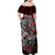 Einherjar Valhalla Family Matching Off Shoulder Maxi Dress and Hawaiian Shirt Viking Warrior Rage Style