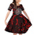 Einherjar Valhalla Family Matching Off Shoulder Short Dress and Hawaiian Shirt Viking Warrior Rage Style