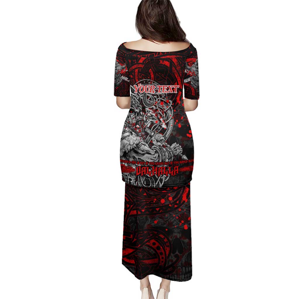 Einherjar Valhalla Family Matching Puletasi and Hawaiian Shirt Viking Warrior Rage Style