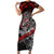 Einherjar Valhalla Family Matching Short Sleeve Bodycon Dress and Hawaiian Shirt Viking Warrior Rage Style